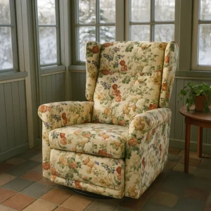 Madeleine Recliner kukka punainen - veranta