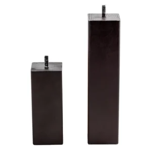 Hilding Anders mustat kanttiset jalat