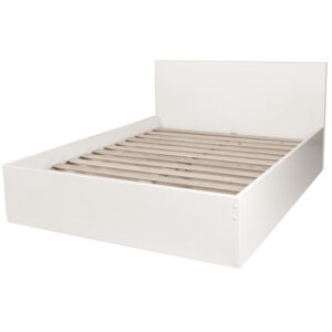 Box sänky tyynypäädyllä. Valkoinen