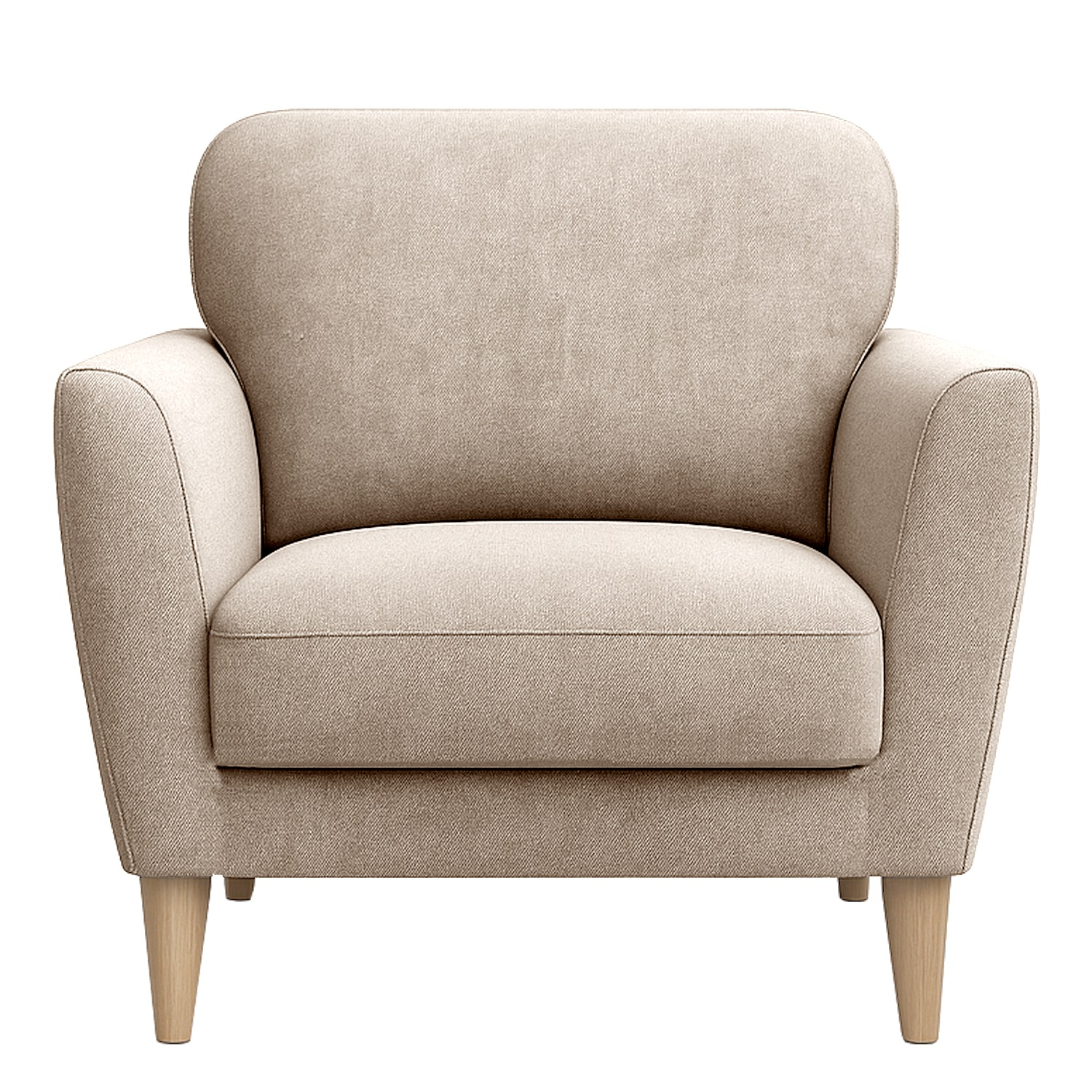 1-istuttava Sini-tuoli Sevilla kankaalla. Hiekka