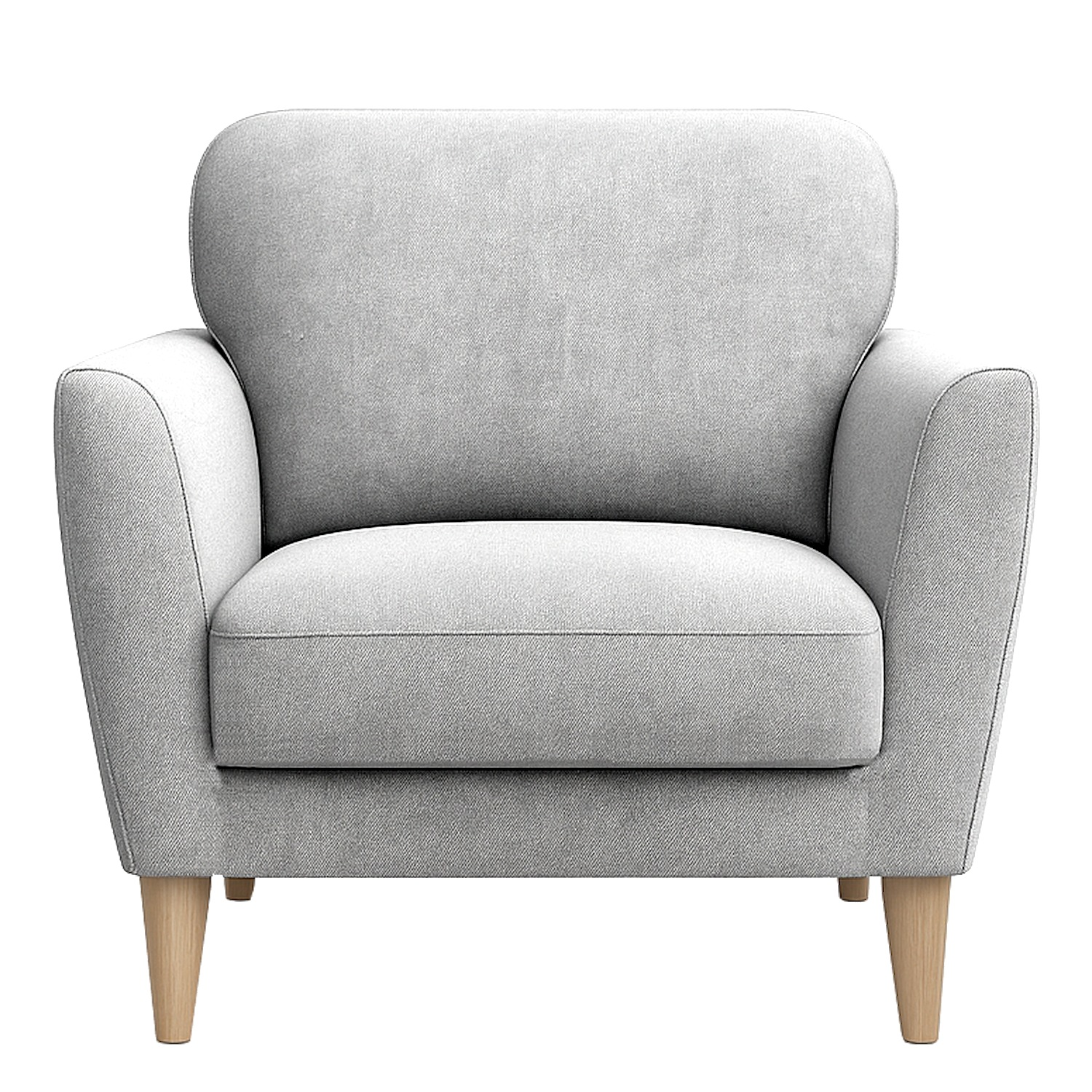 1-istuttava Sini-tuoli Sevilla kankaalla. Tuhka