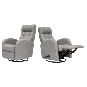 Lotta recliner tuoli land kangas - vaalea harmaa