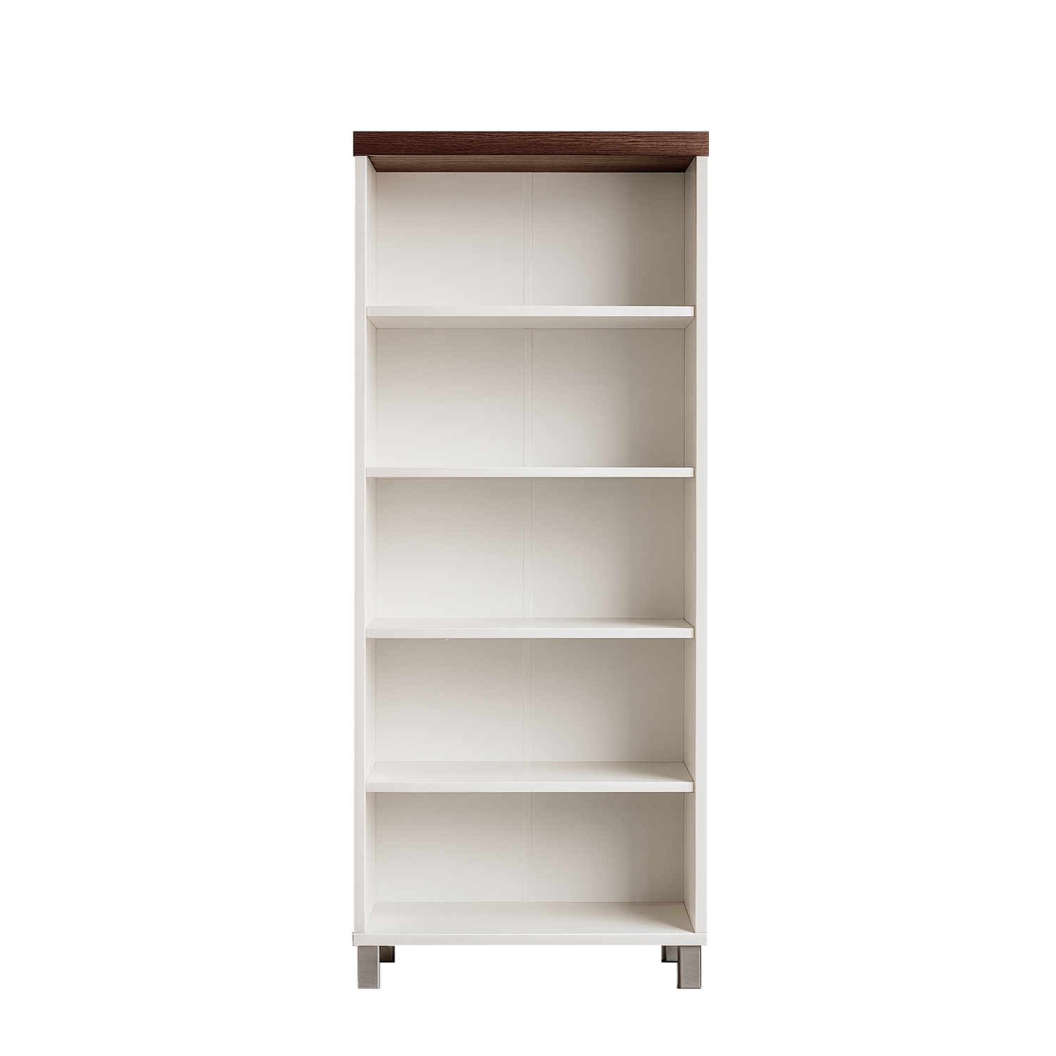 Monaco leveä avohylly NRO 16 Valkoinen - pähkinä